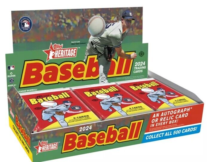 2024 Topps Heritage Baseball Hobby Pack