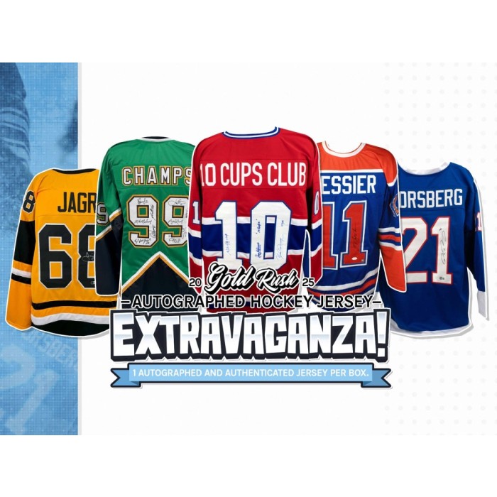 2025 Gold Rush Extravaganza Autographed Hockey Jersey