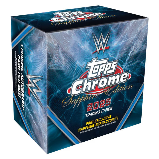 2025 Topps Chrome Sapphire WWE Wrestling Hobby Box