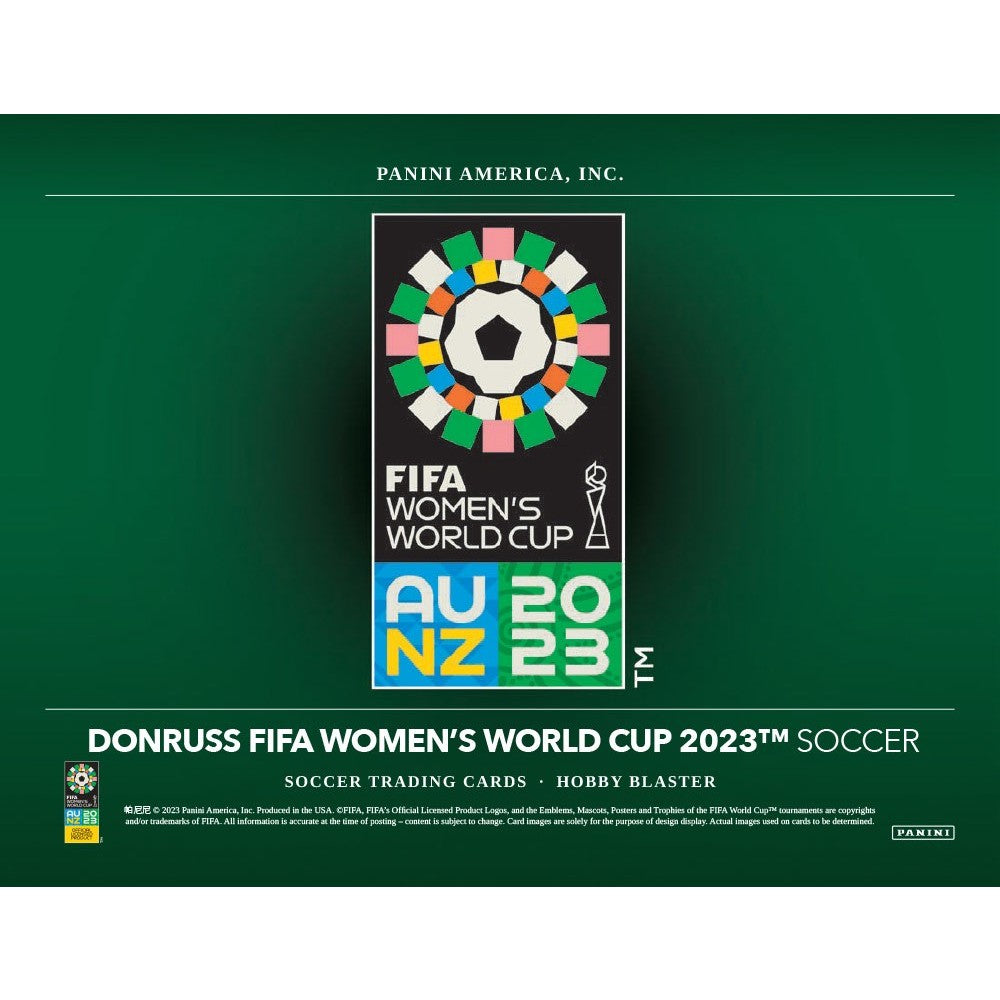 2023 Panini Donruss Soccer FIFA Women's World Cup Hobby Blaster Box