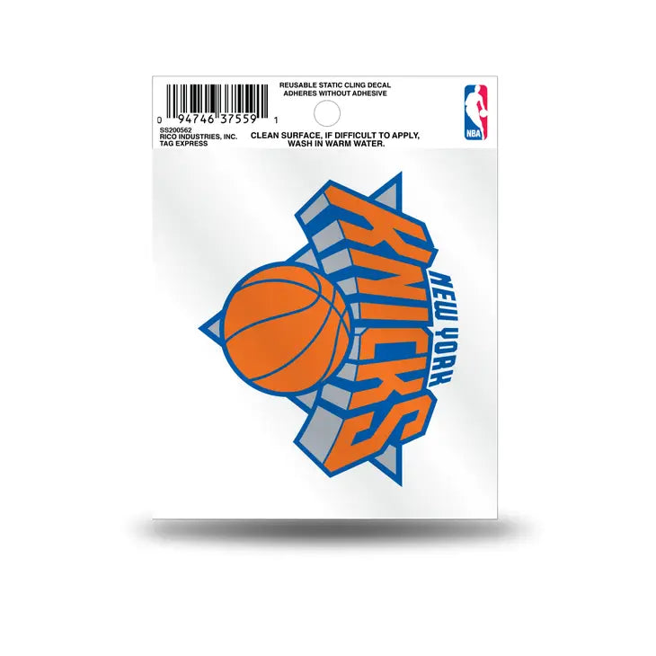 NBA New York Knicks Small Static Cling