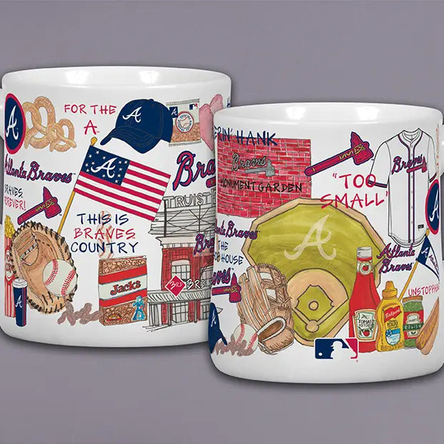 MLB Atlanta Braves Icon Mug - 16 oz. Ceramic Mug