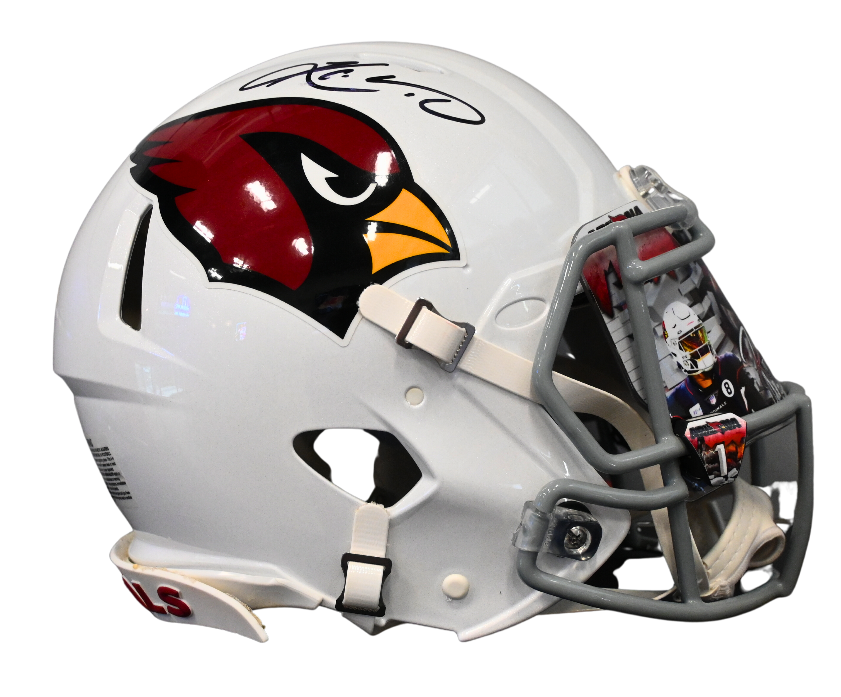 kyler murray helmet type speedflex helmet Full-Size Authentic Arizona Cardinals Autographed – Hobby Card Shop Elevate your collection of CDM - Service Helmets sizehelmet-cat-child Color:L8140-10 Grey
