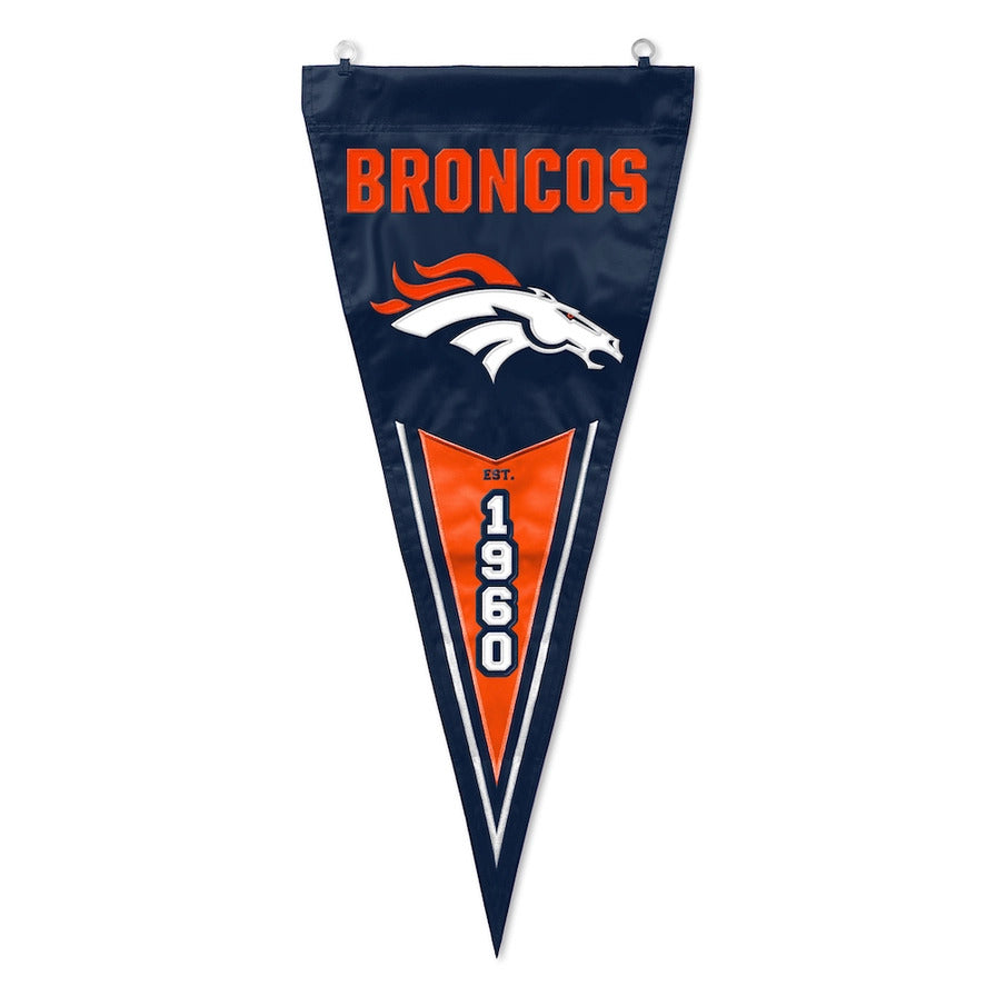 Denver Broncos Pennant, 34"x13"