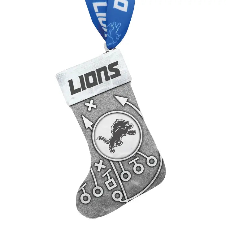 Detroit Lions Playbook Stocking Ornament