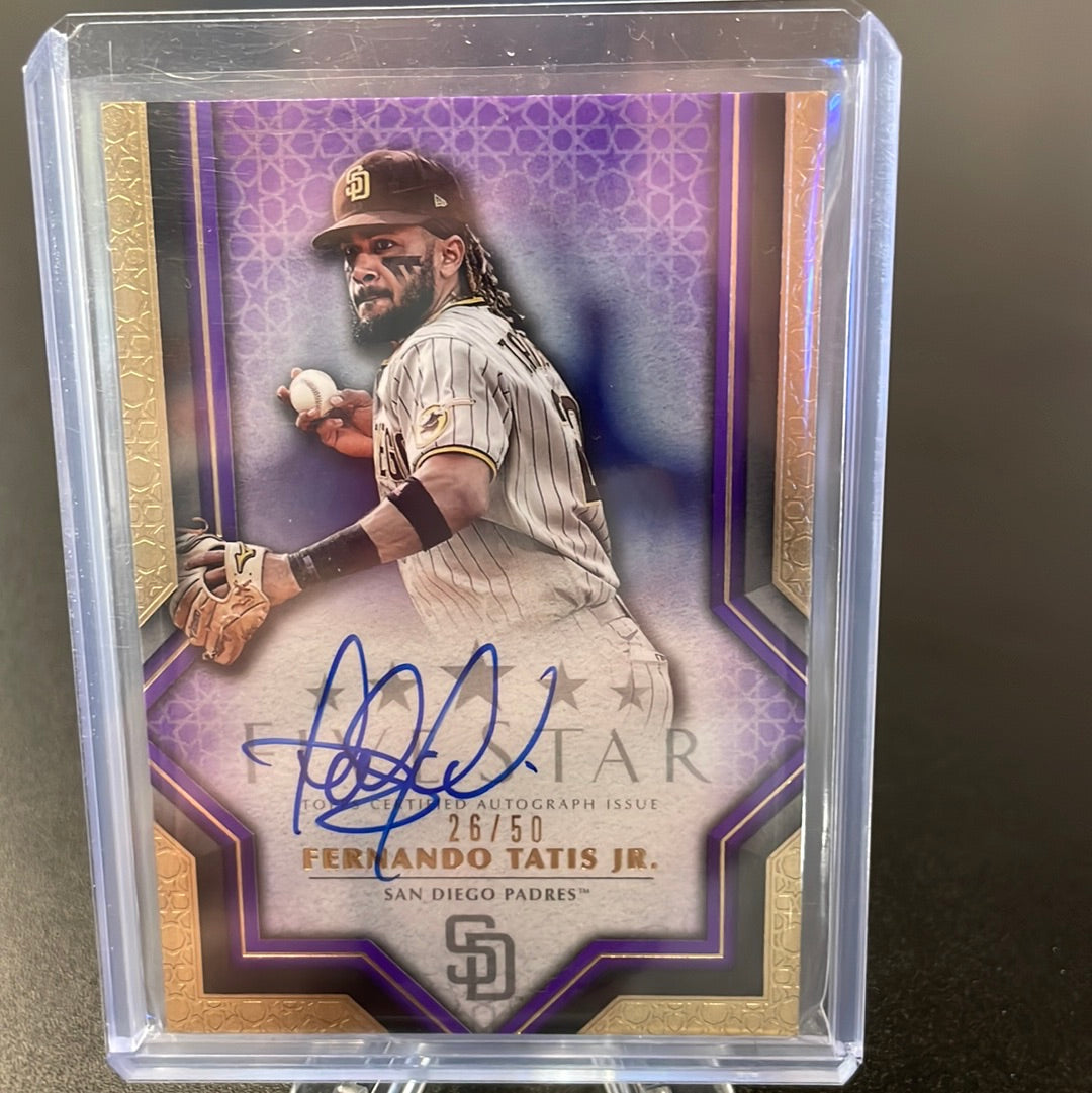 Fernando Tatis Jr 2023 Topps Five Star Autograph, 26/50 – Hobby 