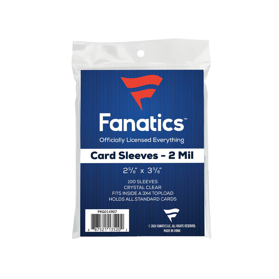 Fanatics Standard Card Sleeves - Pack of 100