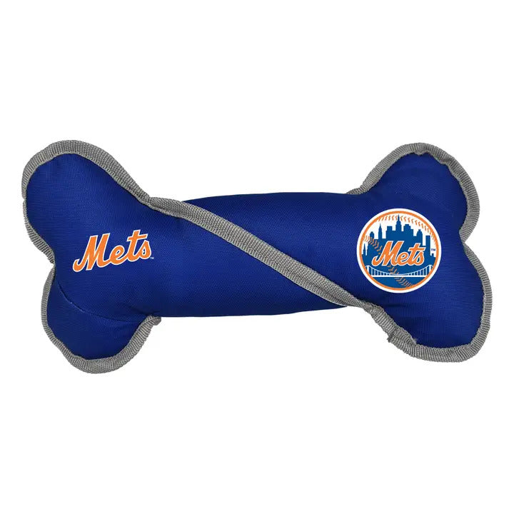 MLB New York Mets Pet Tug Bone Toy