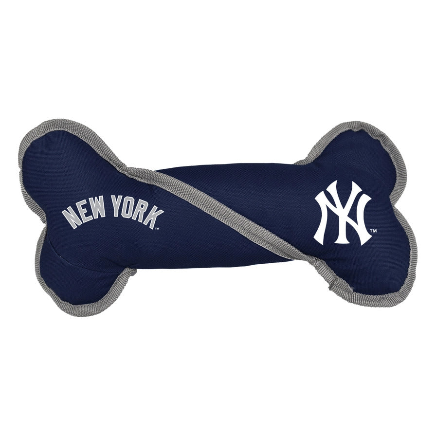 MLB New York Yankees Pet Tug Bone Toy