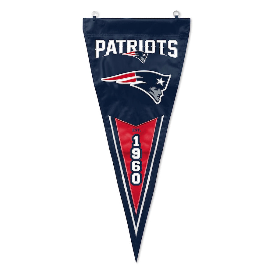 New England Patriots Pennant, 34"x13"