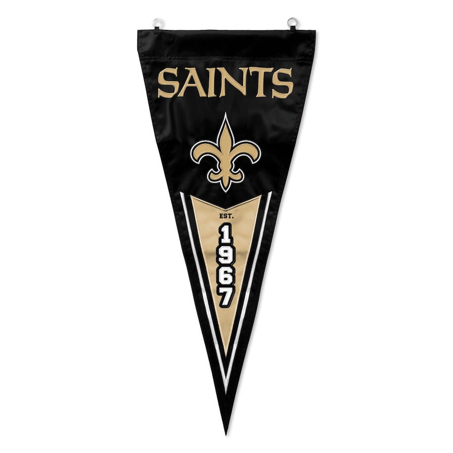New Orleans Saints Pennant, 34"x13"