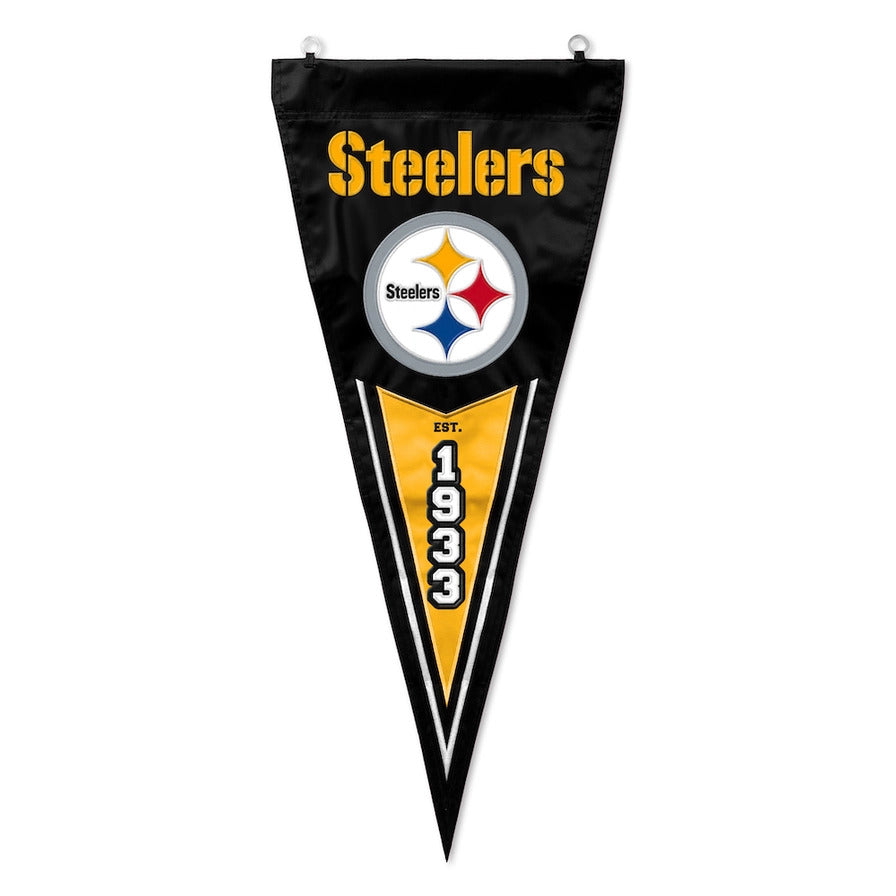 Pittsburgh Steelers Pennant, 34"x13"