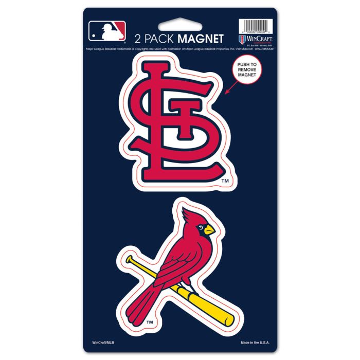 St Louis Cardinals Die Cut Logo Magnets