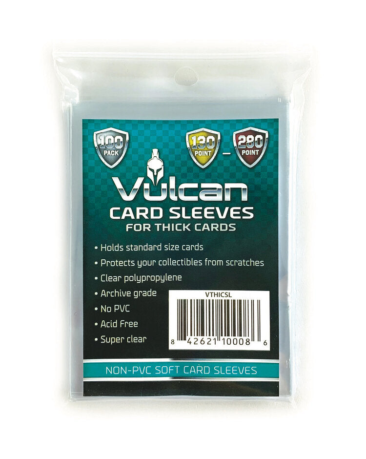 Vulcan Shield Thick Card Sleeves - Pack of 100