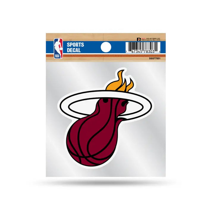 NBA Miami Heat Small Static Cling
