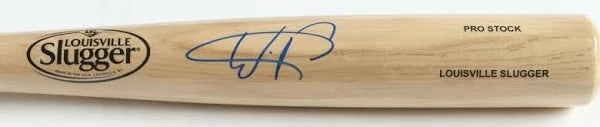 Wander Franco Signed Louisville Slugger Official MLB Ash Baseball Bat JSA Certified