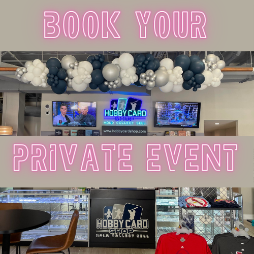 Book Your Private Event at Hobby Card Shop!