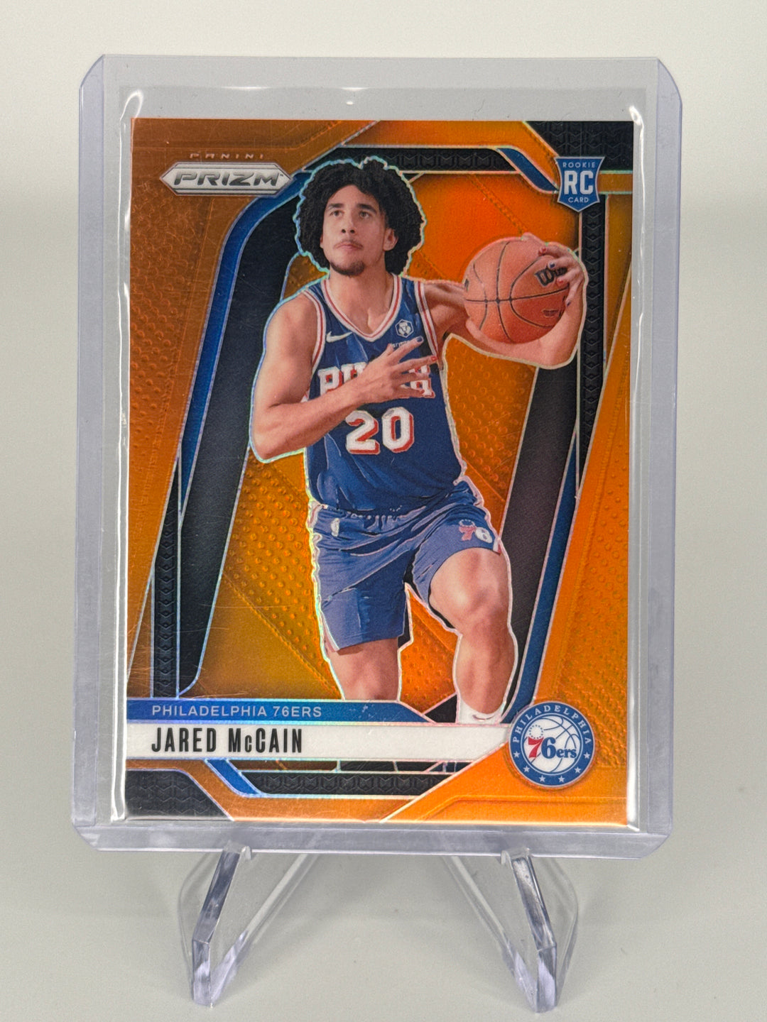 Jared McCain 2024 Panini Prizm Orange Prizm Rookie, 48/49