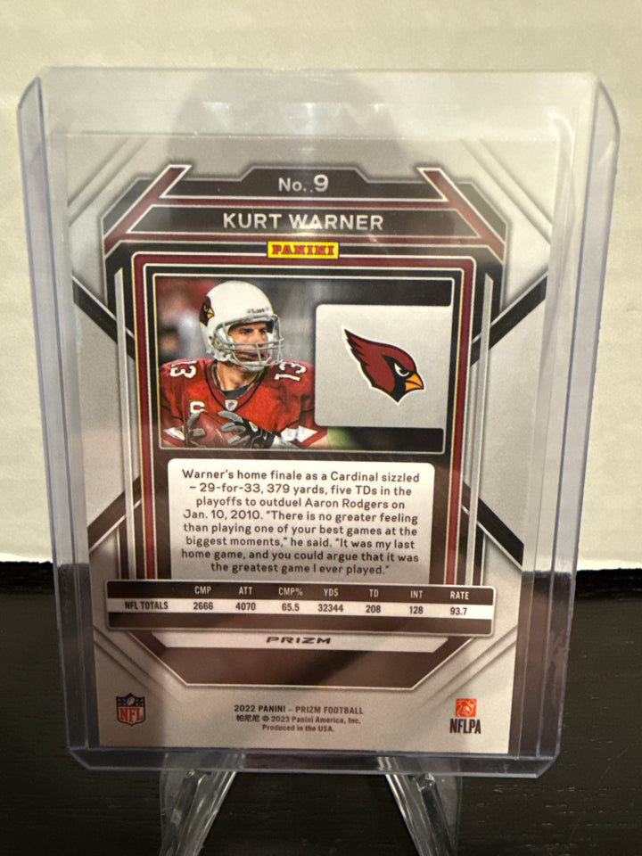 Kurt Warner 2022 Panini Prizm Snakeskin SSP