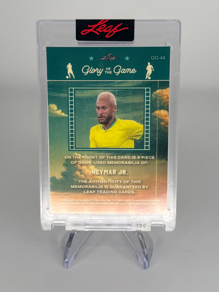 Neymar Jr. 2026 Leaf Glory of The Game, Game Used Jersey, 7/10
