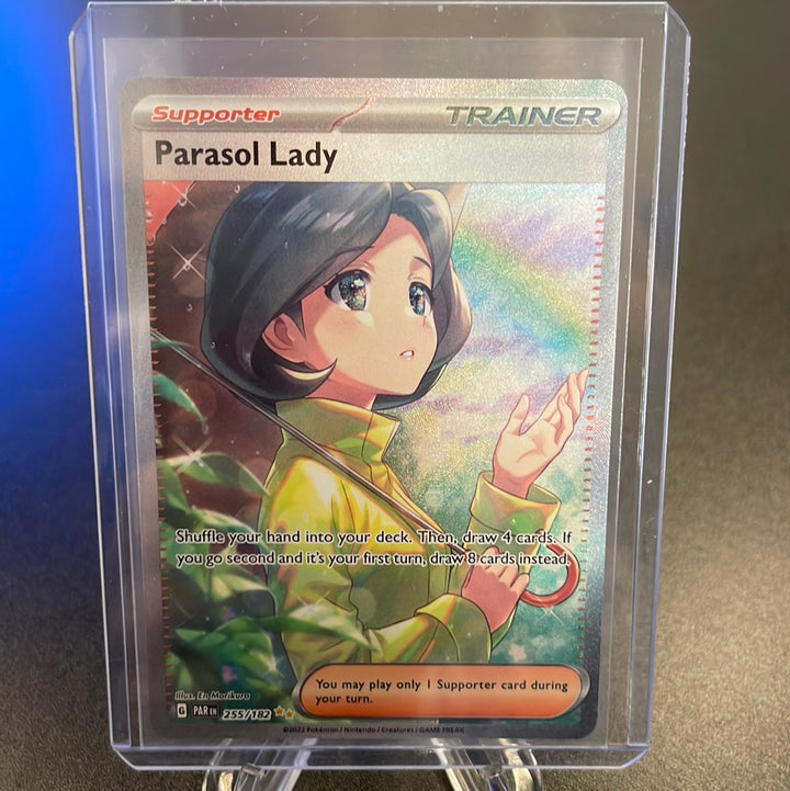 Pokemon TCG 2023 Parasol Lady Trainer Paradox Rift, 255/182
