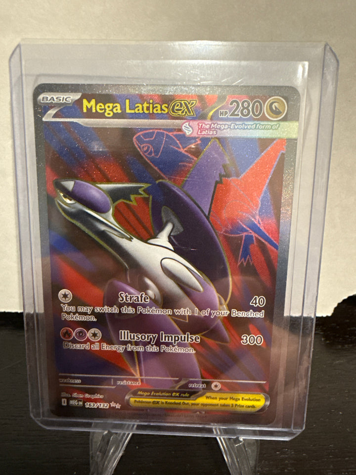 Pokemon TCG 2025 Mega Latias EX Mega Evolutions Full Art, 163/132