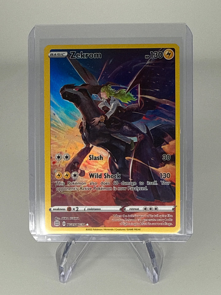 Pokemon TCG 2022 Zekrom Brilliant Stars Trainer Gallery, TG05/TG30