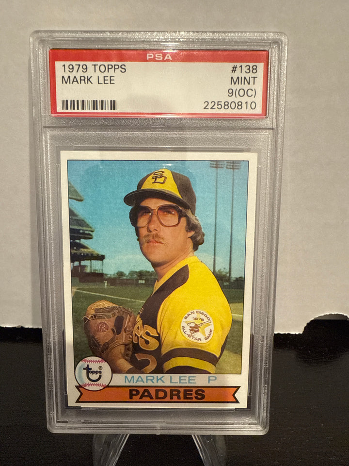 Mark Lee 1979 Topps, PSA 9 (OC) Mint