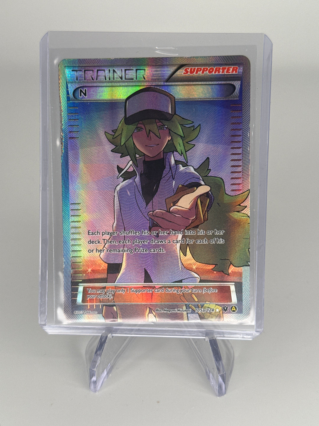 Pokemon TCG 2017 N Fates Collide Ultra Rare Full Art Trainer, 105A/124