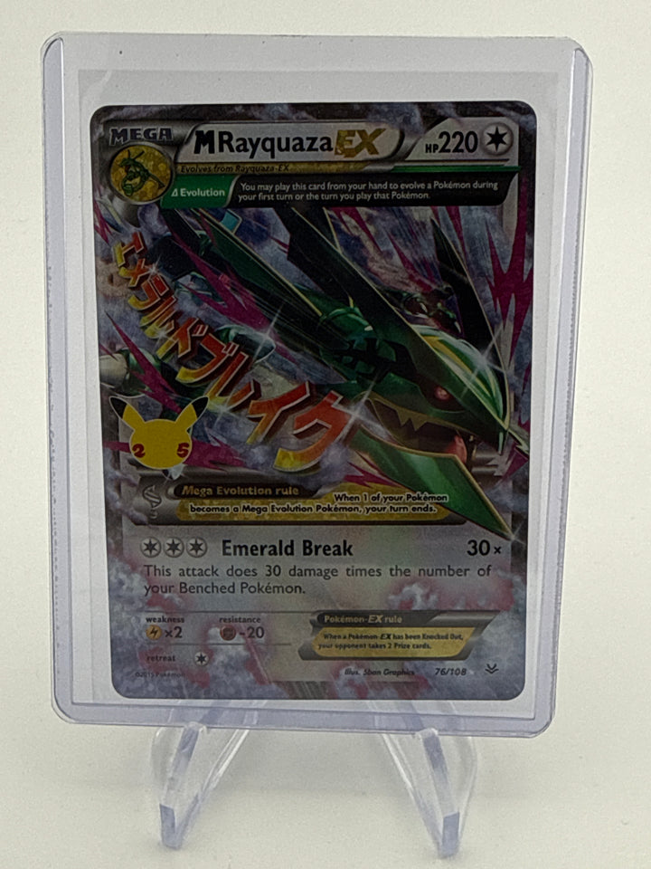 Pokemon TCG 2015 Mega Rayquaza EX Celebrations Classic Collection, 76/108