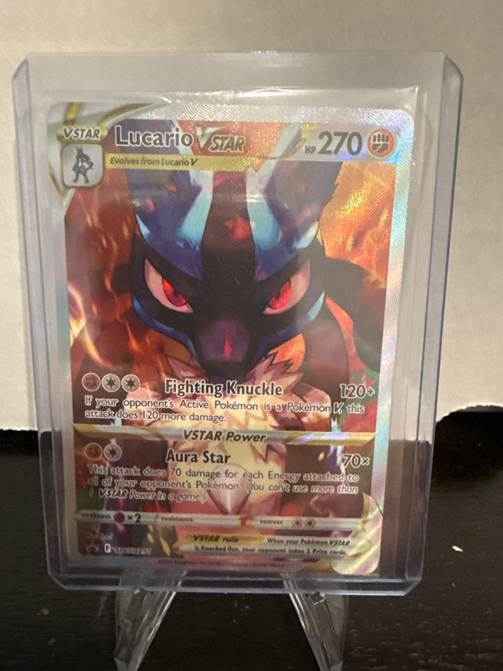 Pokemon TCG 2023 Lucario VStar Black Star Sealed Promo, SWSH291