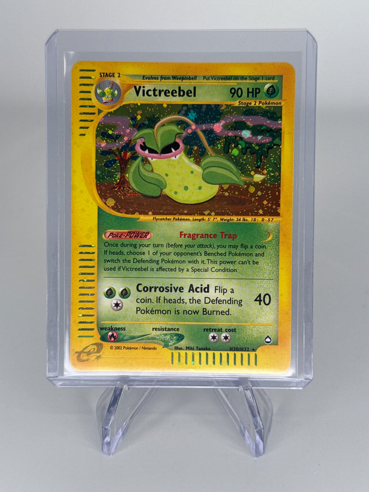 Pokemon TCG 2002 Victreebel Aquapolis E-Reader Holo, H30/H32