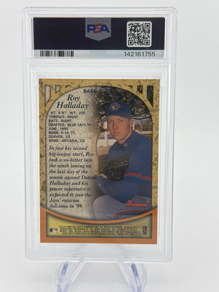 Roy Halladay 1999 Bowman Auto, PSA 9 Mint
