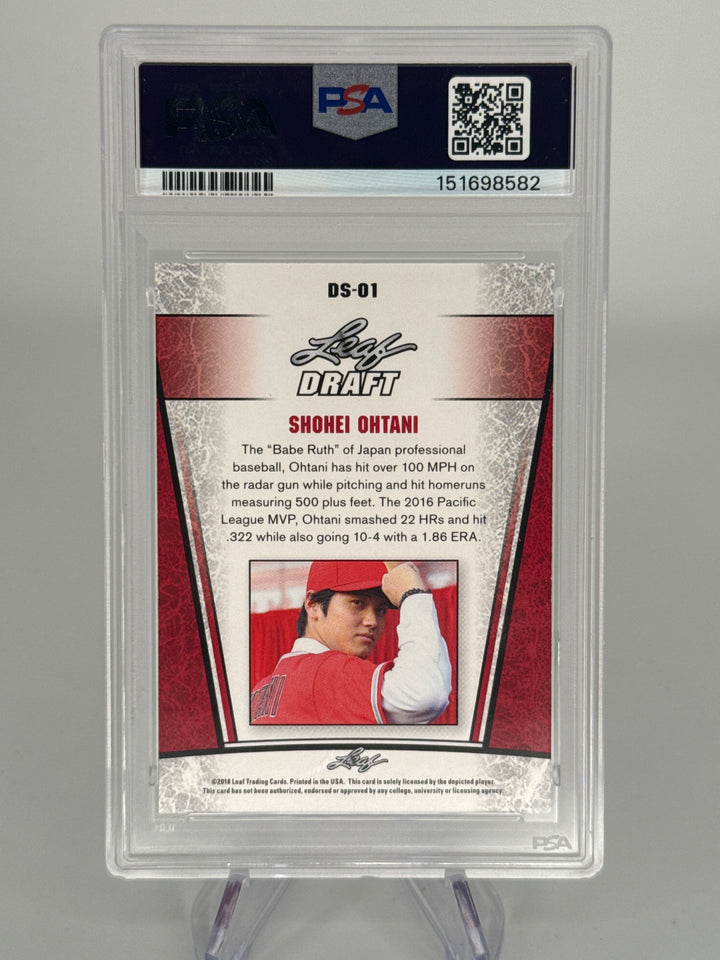 Shohei Ohtani 2018 Leaf Rookie Achievement, PSA 10 Gem Mint