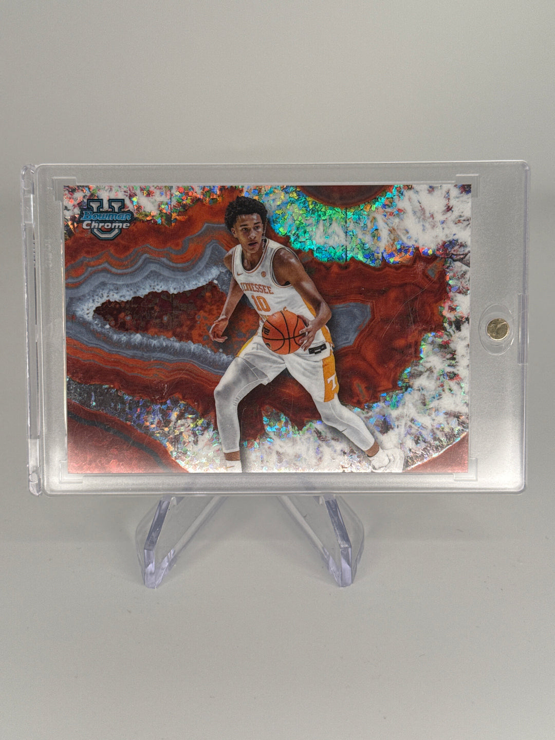 Nate Ament 2026 Bowman Chrome University Crystalized SSP Case Hit