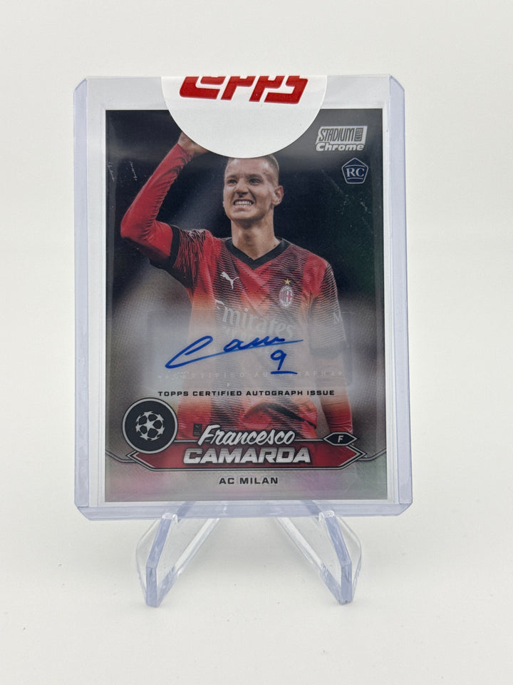 Francesco Camaroa 2024 Topps Stadium Club Chrome Rookie Auto