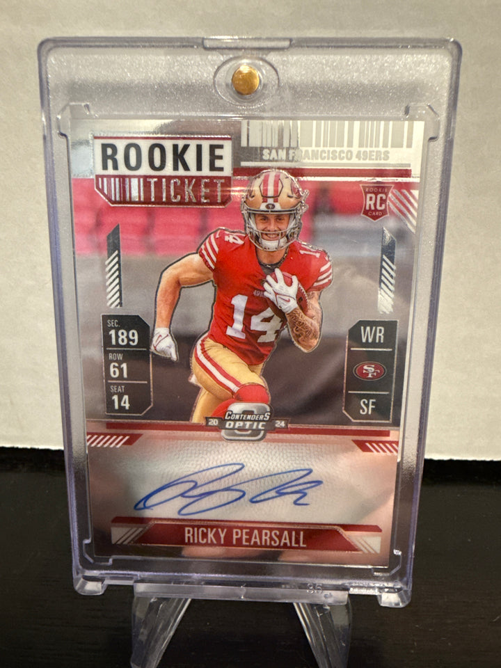 Ricky Pearsall 2024 Panini Contenders Optic Rookie Auto