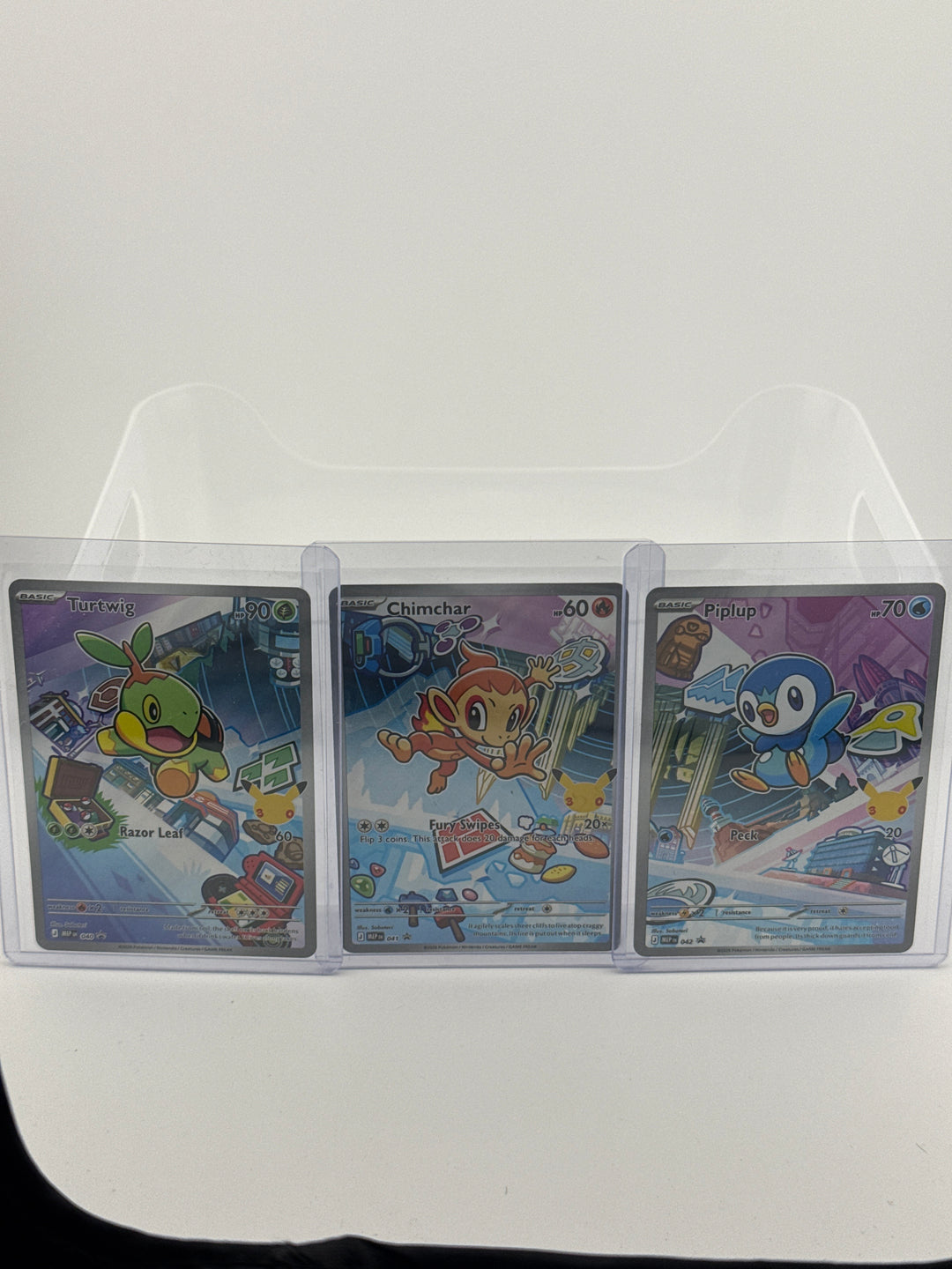 Pokemon TCG 2026 Turtwig/Chimchar/Piplup First Partner Trio, 040/041/042
