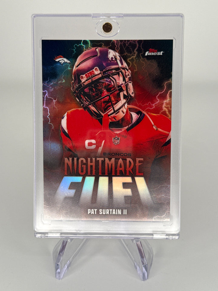 Pat Surtain 2025 Topps Finest Nightmare Fuel SSP Case Hit