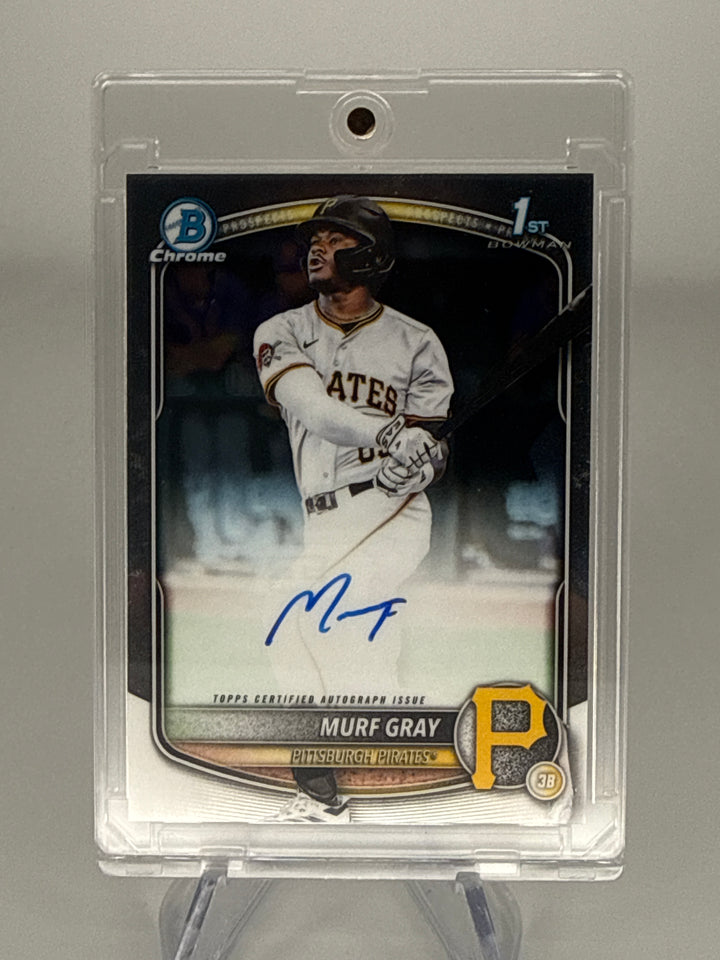 Murf Gray 2025 Bowman Chrome 1st Auto