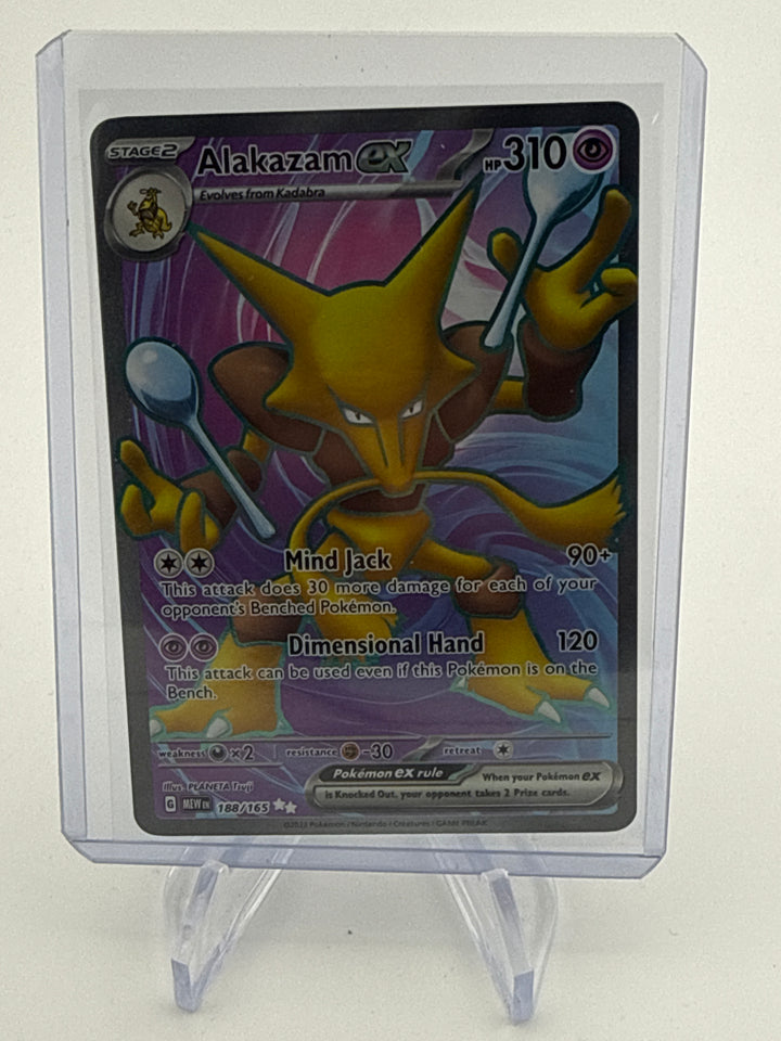 Pokémon TCG 2023 Alakazam EX Special Ultra Rare, 188/165