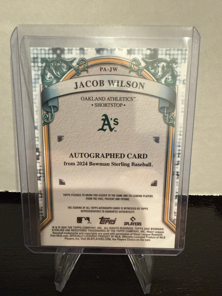 Jacob Wilson 2024 Bowman Sterling Auto