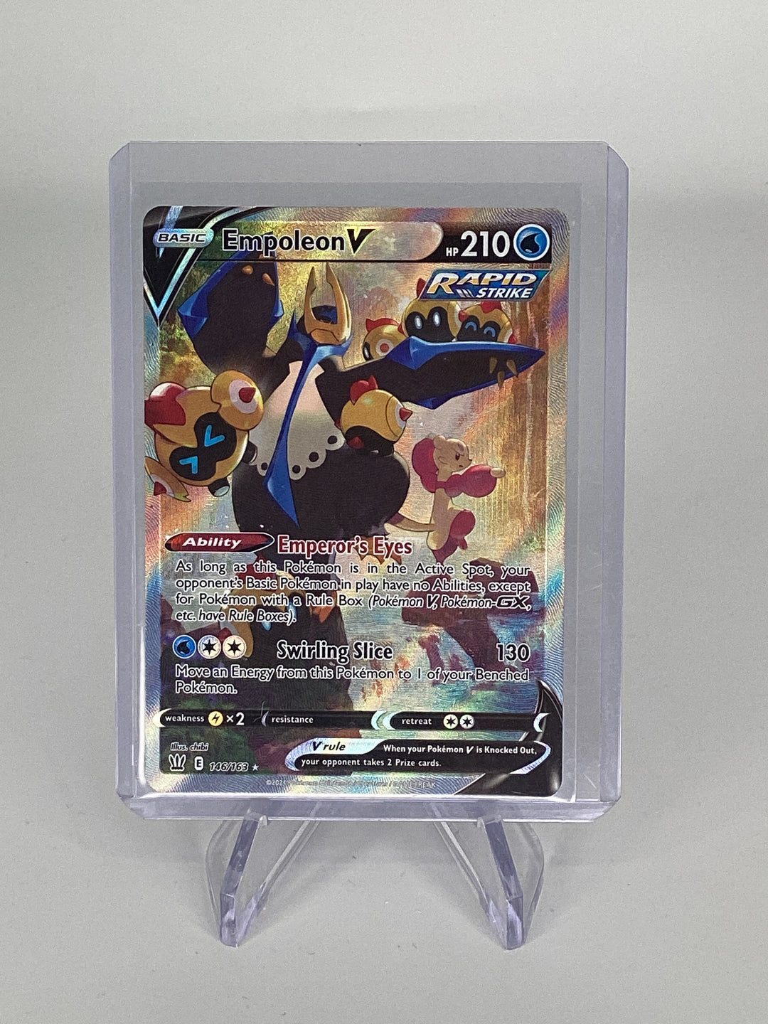 Pokemon TCG 2021 Empoleon V Sword and Shield Battle Styles Alt Art, 146/163