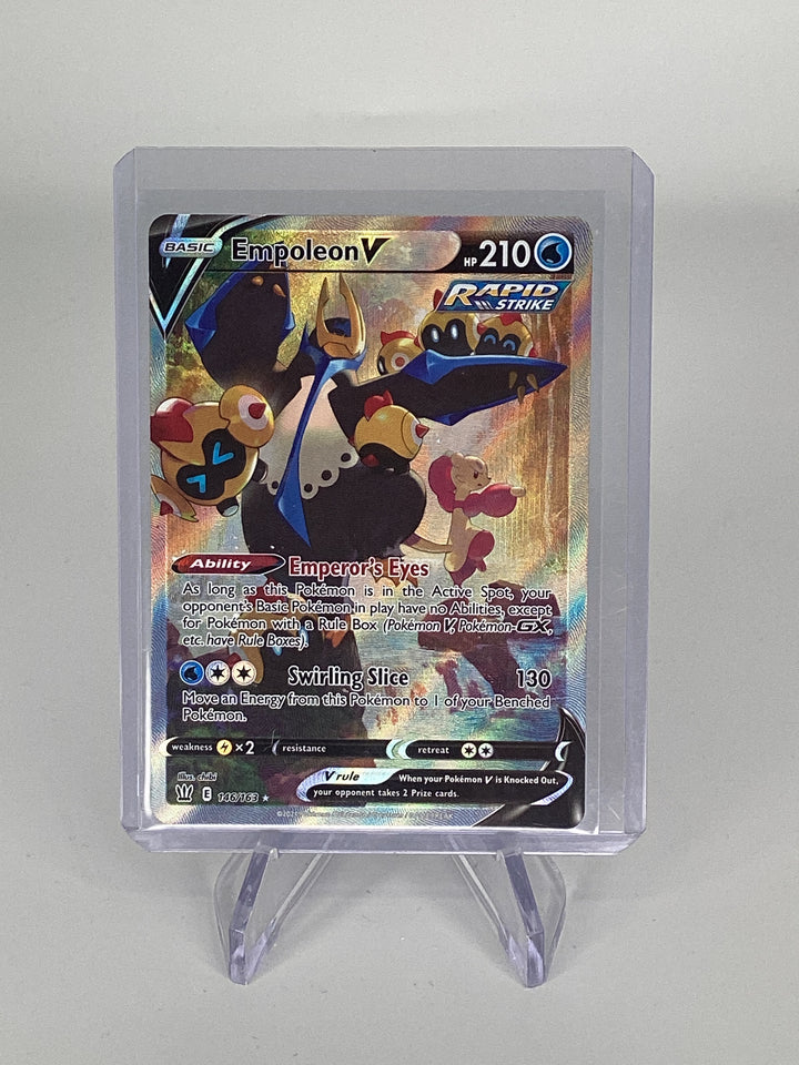 Pokemon TCG 2021 Empoleon V Sword and Shield Battle Styles Alt Art, 146/163