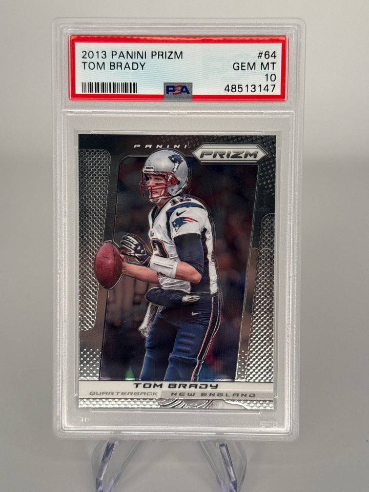 Tom Brady 2013 Panini Prizm, PSA 10 Gem Mint