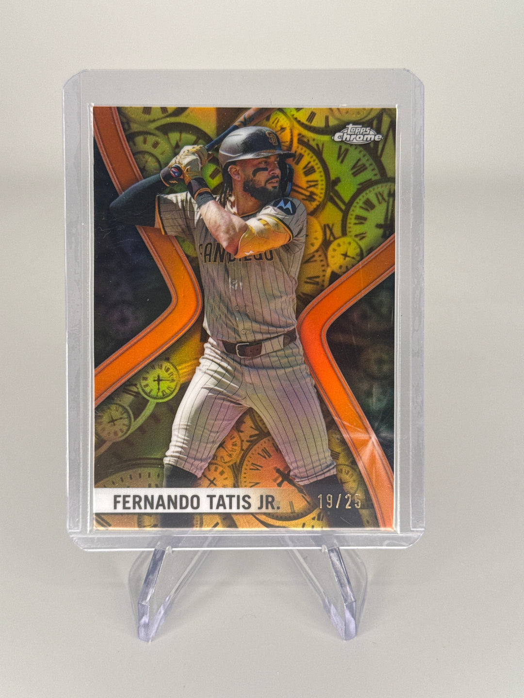 Fernando Tatis Jr 2026 Topps Series One Big Time Players Orange Foil, 19/25