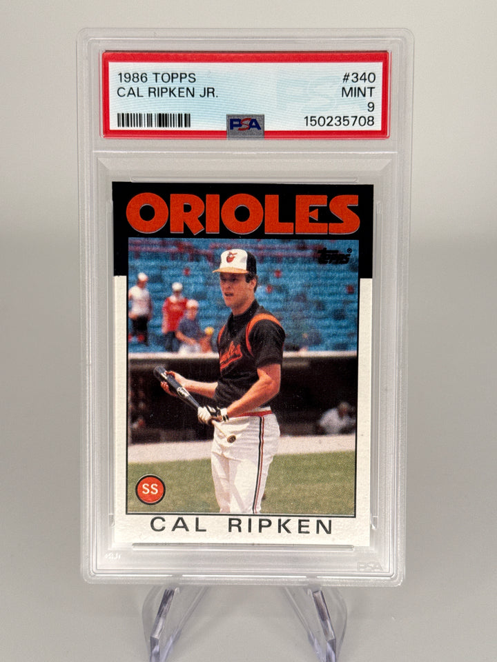 Cal Ripken Jr. 1986 Topps, PSA 9 Mint