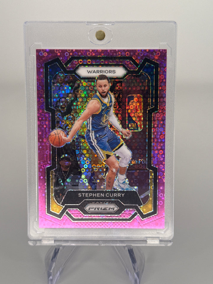 Stephen Curry 2023 Panini Prizm Pink No Huddle Prizm, 29/50