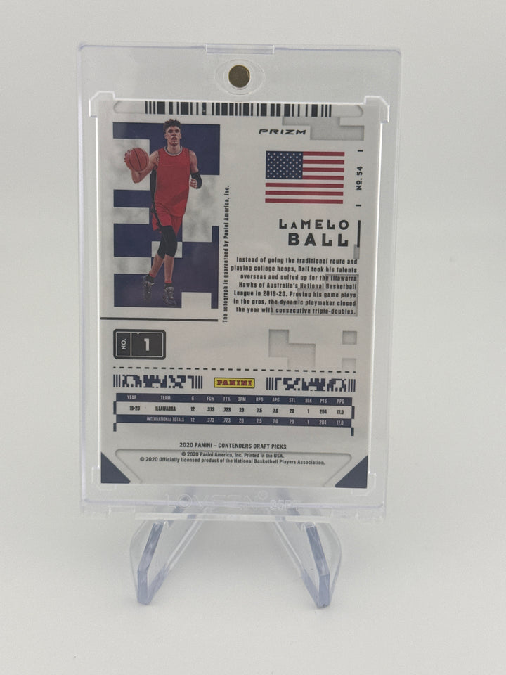 LaMelo Ball 2020-2021 Panini Contenders Draft Picks Rookie Auto Silver