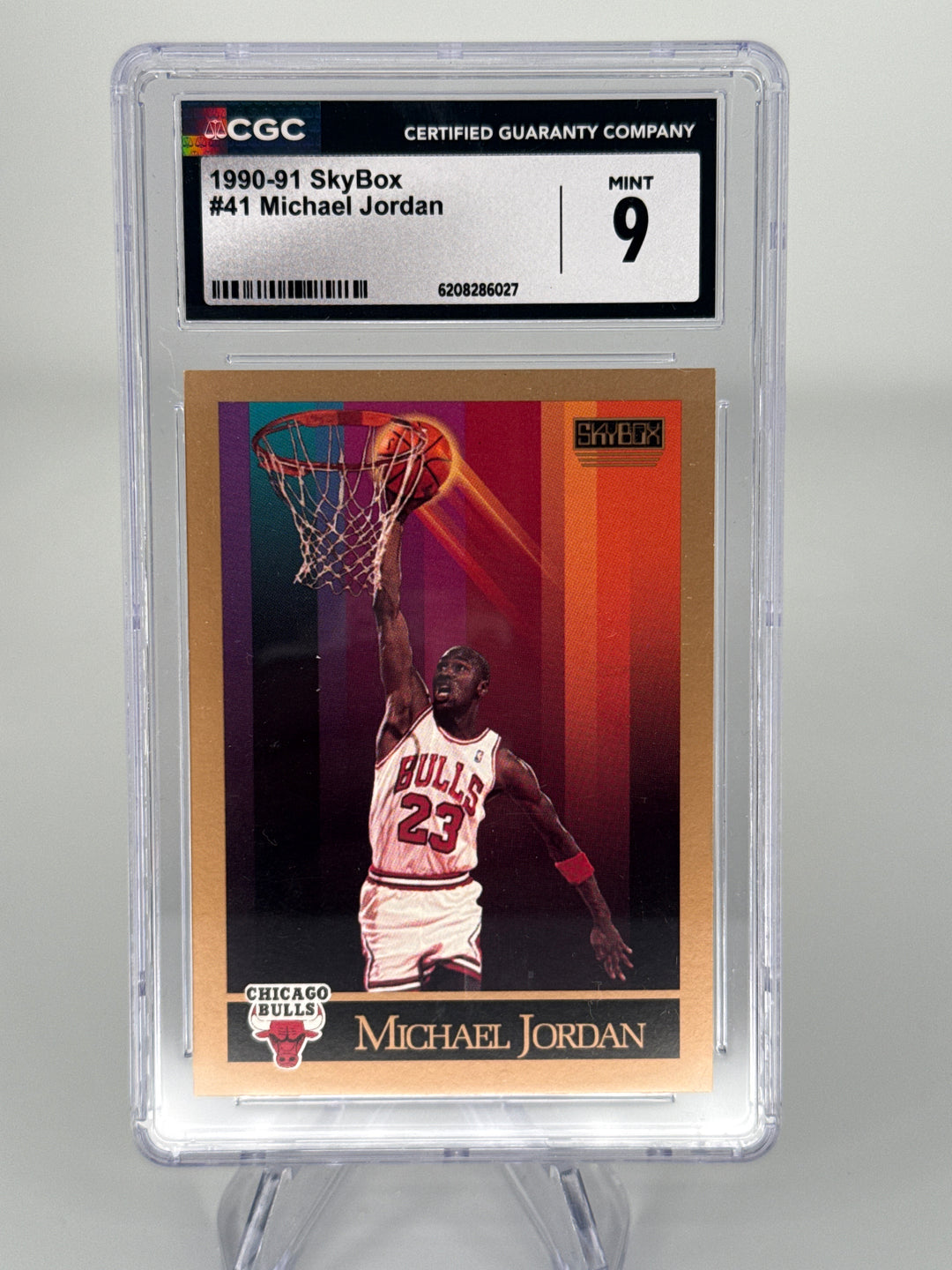 Michael Jordan 1990 Skybox, CGC 9 Mint